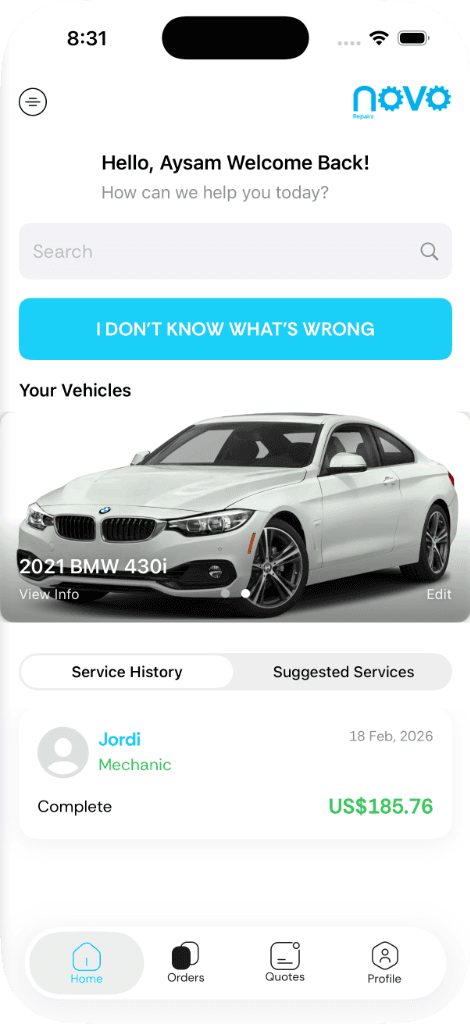 Novo App Preview